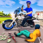 police moto bike mafia chase android application logo